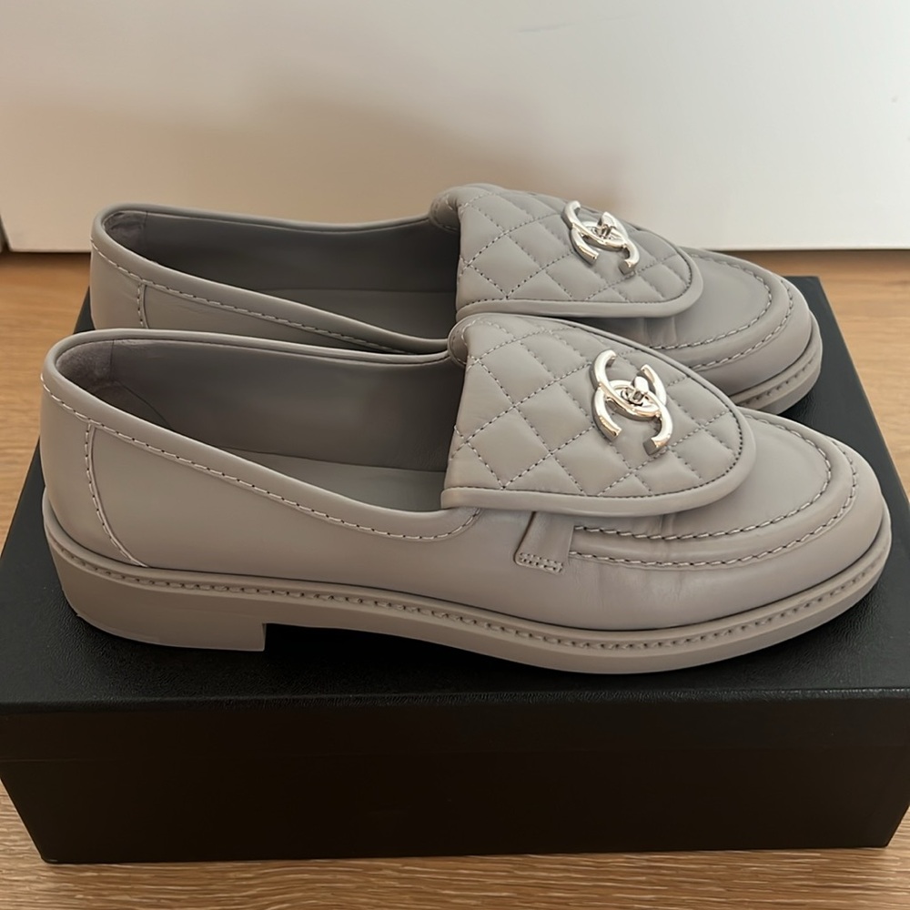 CHANEL Lambskin Quilted CC Turnlock Loafer - Picture 6 of 15